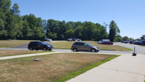 milford district court parking lot